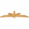 Ekena Millwork Alberta Rough Sawn Timber Gable Bracket, Western Red Cedar, 96"W x 28"H x 4"D x 6"F, 7/12 Pitch GBW096X28X0406ALB00RWR - alternate 3